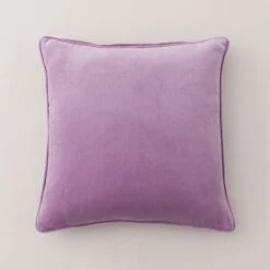 Clara Cotton Velvet Square Cushion -Dunelm 30927453 alt01