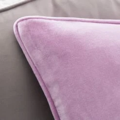 Clara Cotton Velvet Square Cushion -Dunelm 30927453 alt04