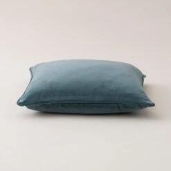 Clara Cotton Velvet Square Cushion -Dunelm 30927456 alt03