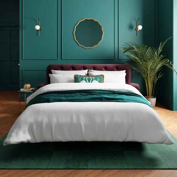 Beatrice Buttoned Velvet 3 Seater Double Sofa Bed 3 Beatrice Buttoned Velvet 3 Seater Double Sofa Bed