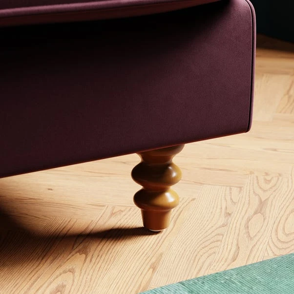 Beatrice Buttoned Velvet 3 Seater Double Sofa Bed 7 Beatrice Buttoned Velvet 3 Seater Double Sofa Bed - Image 5