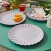 Lilac Scallop Picnic Plate 2 Lilac Scallop Picnic Plate -Dunelm 30927743