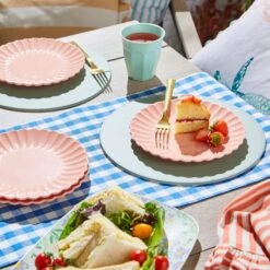 Apricot Scallop Picnic Side Plate
