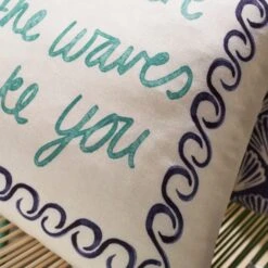 Pack Of 3 Summer Breeze Outdoor Square Cushion Covers -Dunelm 30927792 alt02