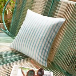Pack Of 3 Summer Breeze Outdoor Square Cushion Covers -Dunelm 30927792 alt05
