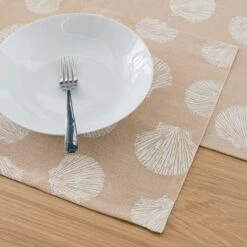 Set Of 2 Shell Natural Jute Placemats -Dunelm 30928089 alt02
