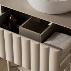 Alita Single Vanity Unit, Sandstone -Dunelm 30928123 alt02