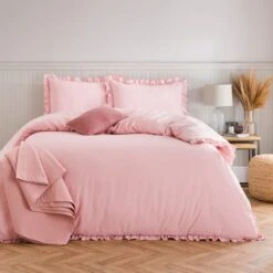 Briona Frilled Edge Duvet Cover & Pillowcase Set 36 Briona Frilled Edge Duvet Cover & Pillowcase Set -Dunelm 30928498 alt07
