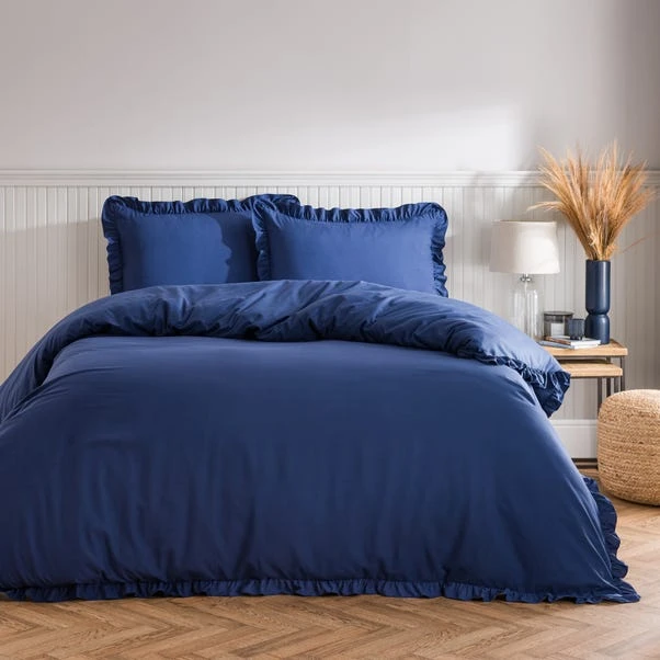 Briona Frilled Edge Duvet Cover & Pillowcase Set 3 Briona Frilled Edge Duvet Cover & Pillowcase Set