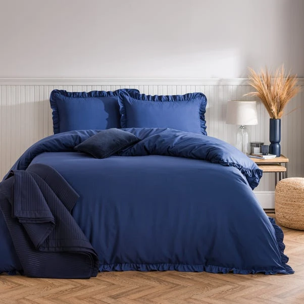 Briona Frilled Edge Duvet Cover & Pillowcase Set 9 Briona Frilled Edge Duvet Cover & Pillowcase Set - Image 7