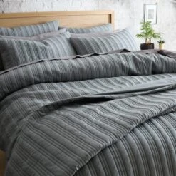 Arthur Stripe Duvet Cover And Pillowcase Set 40 Arthur Stripe Duvet Cover And Pillowcase Set -Dunelm 30929827 alt03