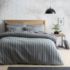 Arthur Stripe Duvet Cover And Pillowcase Set 33 Arthur Stripe Duvet Cover And Pillowcase Set -Dunelm 30929864