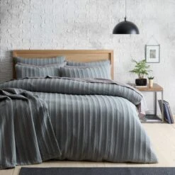 Arthur Stripe Duvet Cover And Pillowcase Set 32 Arthur Stripe Duvet Cover And Pillowcase Set -Dunelm 30929918 alt07