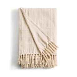 Cotton Check Throw -Dunelm 30930327 alt02