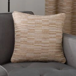 Roscoe Woven Square Cushion Cover -Dunelm 30931287