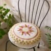 Sun Motif Tufted Seat Pad -Dunelm 30931906