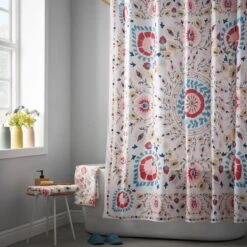 Hani Floral Shower Curtain -Dunelm 30932114 alt03