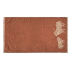 Highland Cow Cotton Towel -Dunelm 30932213 alt02