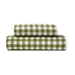 Gingham Check Cotton Towel -Dunelm 30932225 alt03