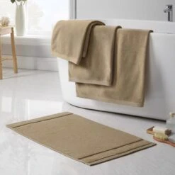 Turkish Luxury Heavyweight Cotton Bath Mat -Dunelm 30932252 alt03