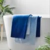 Ombre Blue Cotton Towel -Dunelm 30933289