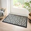 Marvel Geometric Mono Printed Washable Doormat 2 Marvel Geometric Mono Printed Washable Doormat -Dunelm 30933454