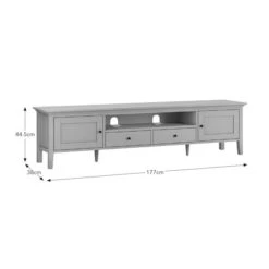 Lynton Extra Wide TV Unit For TVs Up To 75" -Dunelm 30935225 alt09