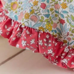 Ditsy Frill Reversible Duvet Cover And Pillowcase Set -Dunelm 30937269 alt04