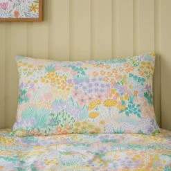 Meadows 100% Cotton Reversible Duvet Cover And Pillowcase Set 33 Meadows 100% Cotton Reversible Duvet Cover And Pillowcase Set -Dunelm 30937349 alt01