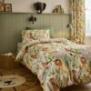 Jungle Friends 100% Cotton Reversible Duvet Cover And Pillowcase Set -Dunelm 30937772