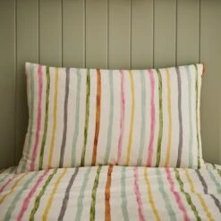 Jungle Friends 100% Cotton Reversible Duvet Cover And Pillowcase Set -Dunelm 30937772 alt03