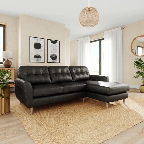 Sven Vintage Leather Large Corner Chaise Sofa 12 Sven Vintage Leather Large Corner Chaise Sofa - Image 10