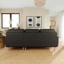 Sven Vintage Leather Large Corner Chaise Sofa 33 Sven Vintage Leather Large Corner Chaise Sofa -Dunelm 30938111 alt02