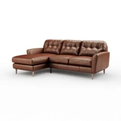 Sven Vintage Leather Large Corner Chaise Sofa 27 Sven Vintage Leather Large Corner Chaise Sofa -Dunelm 30938115 alt05