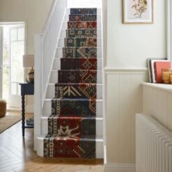 Traditional Patchwork Chenille Stair Runner 26 Traditional Patchwork Chenille Stair Runner -Dunelm 30938907