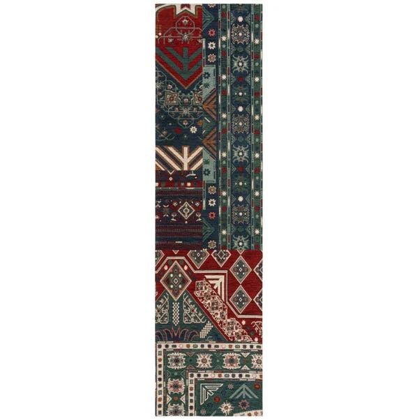 Traditional Patchwork Chenille Stair Runner 16 Traditional Patchwork Chenille Stair Runner - Image 14