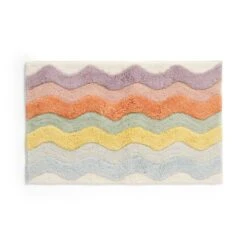 Pastel Rainbow Bath Mat -Dunelm 30939025 alt02
