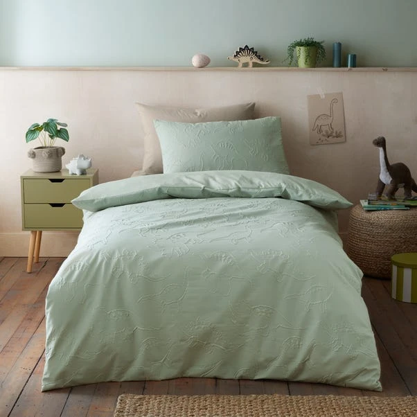 Heatset Dinosaur Duvet Cover And Pillowcase Set 3 Heatset Dinosaur Duvet Cover And Pillowcase Set