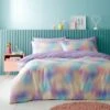 Iridescent Satin Reversible Duvet Cover And Pillowcase Set 1 Iridescent Satin Reversible Duvet Cover And Pillowcase Set -Dunelm 30945442
