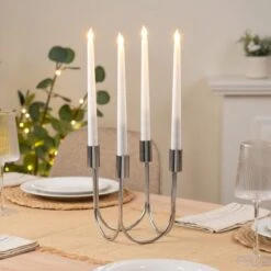 Chandelier Style Multi Arm Candlestick Holder -Dunelm 30958164