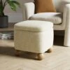Nylah Boucle Fleck Storage Footstool -Dunelm 30958372