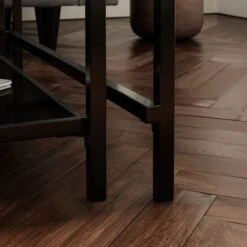 Sofia Glass Nest Of Square Coffee Tables -Dunelm 30958665 alt03