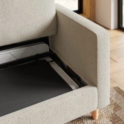 Zoe Casual Sit Boucle 3 Seater Sofa Bed -Dunelm 30958897 alt03