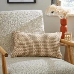 Jute Natural Rectangle Cushion