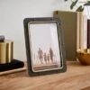 Industrial Black & Gold Photo Frame -Dunelm 30962849