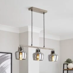 Auburn Modern 3 Light Adjustable Diner Ceiling Light