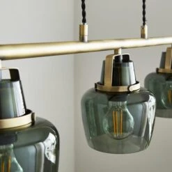 Auburn Modern 3 Light Adjustable Diner Ceiling Light 28 Auburn Modern 3 Light Adjustable Diner Ceiling Light -Dunelm 30968684 alt02