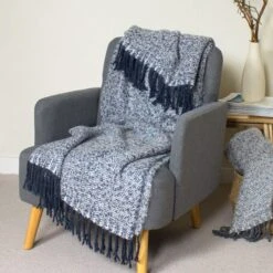 Weaver Throw 130cm X 180cm -Dunelm 30974315