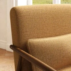 Return - Alpine Spindle Multi Tone Weave Occasional Chair, Orange -Dunelm 30985172 alt03