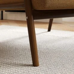 Return - Alpine Spindle Multi Tone Weave Occasional Chair, Orange -Dunelm 30985172 alt04